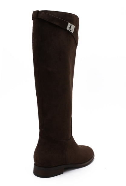 Gia Laarzen suede bruin