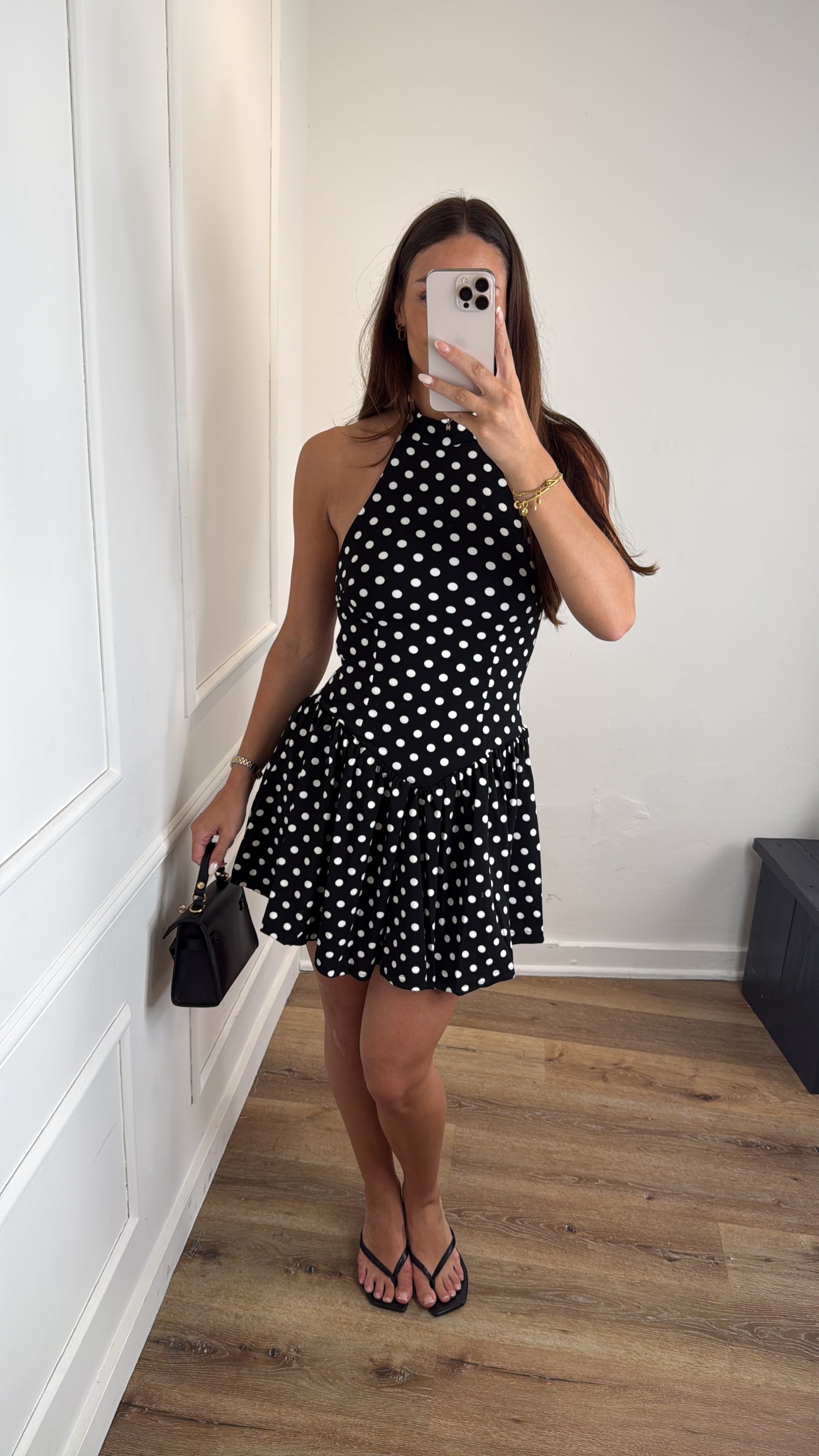Mila Dot Jurk Zwart