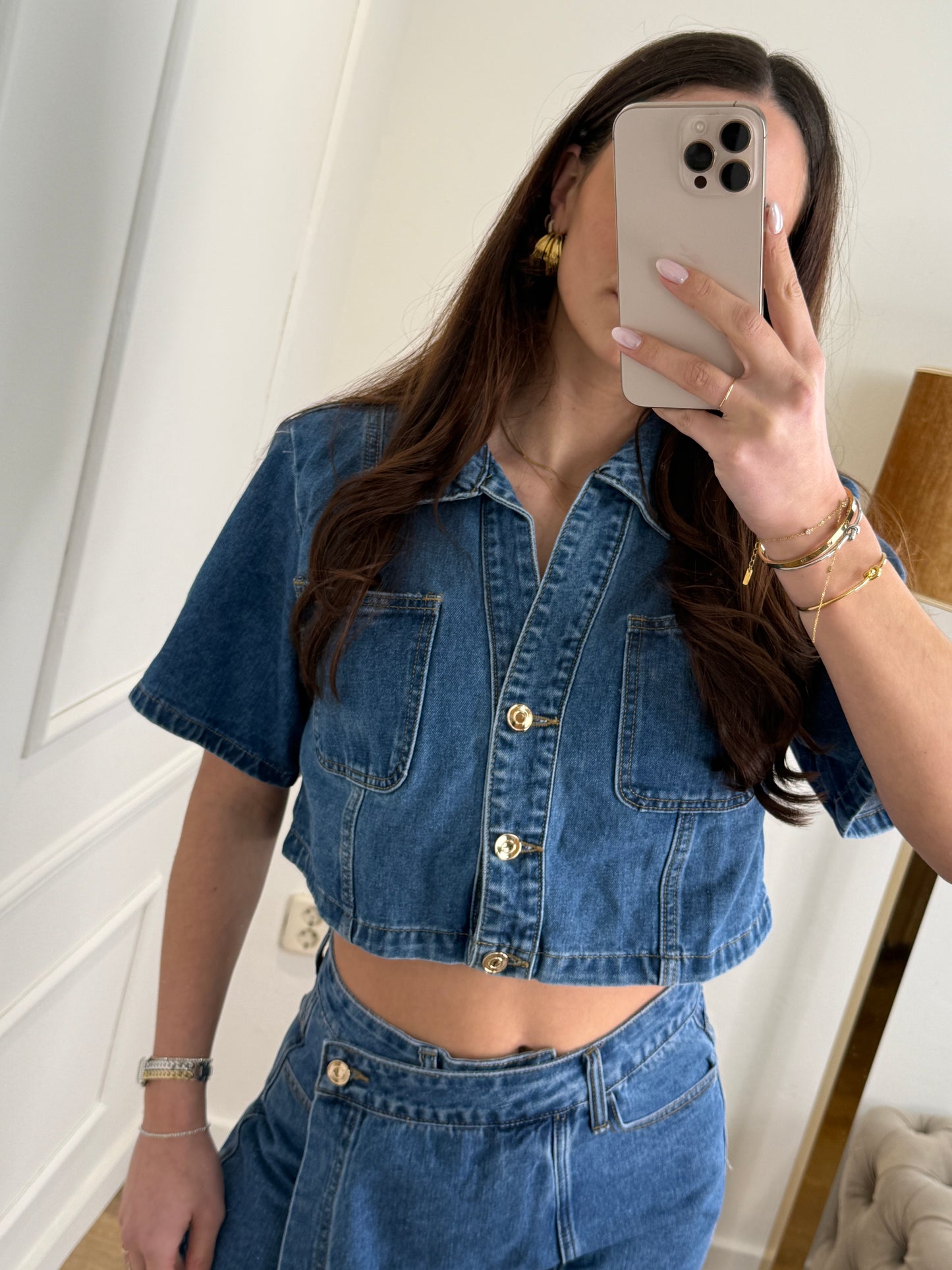 Amy denim jacket blauw