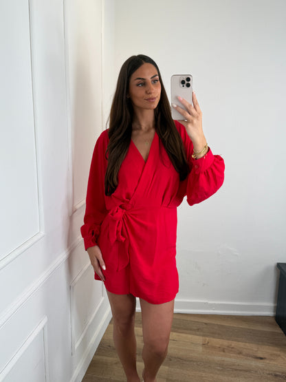 Stephanie Playsuit - Rood