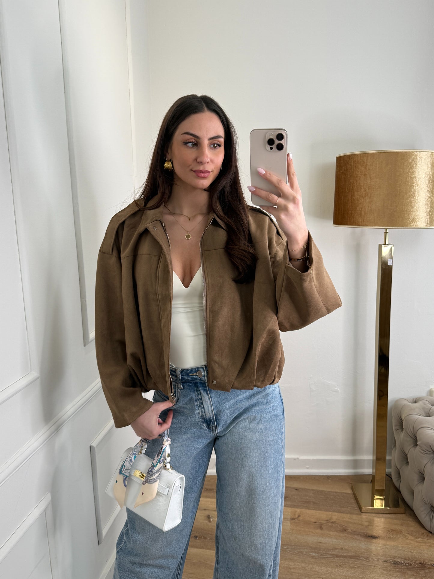 Cato Jas - camel suede