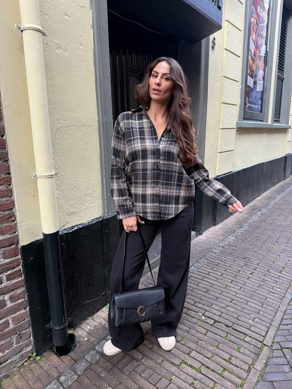 Lena Ruiten Blouse Bruin