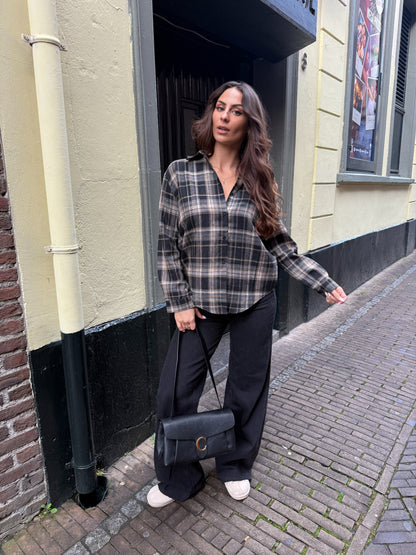 Lena Ruiten Blouse Bruin