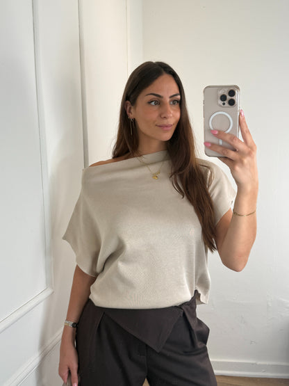 Isabella top taupe