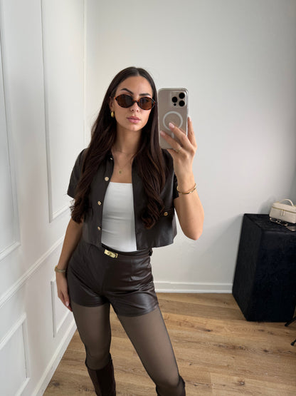 Madelief Short Bruin