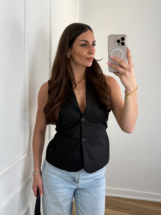 Ariel gilet zwart