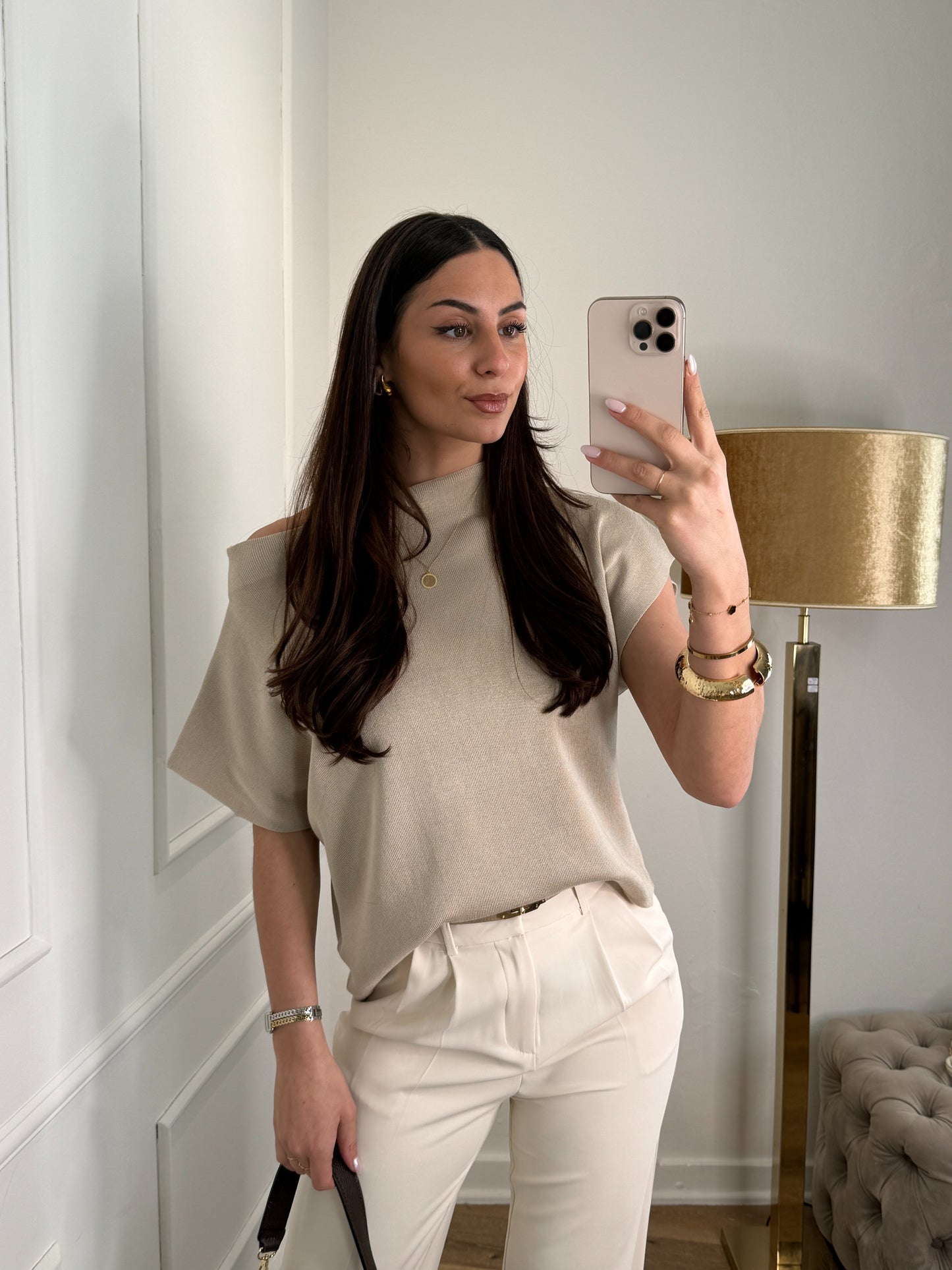 Isabella top beige