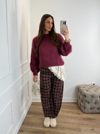 Hedy Trui Bordeaux