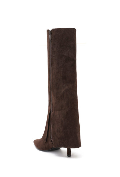 Janne laarzen suede bruin