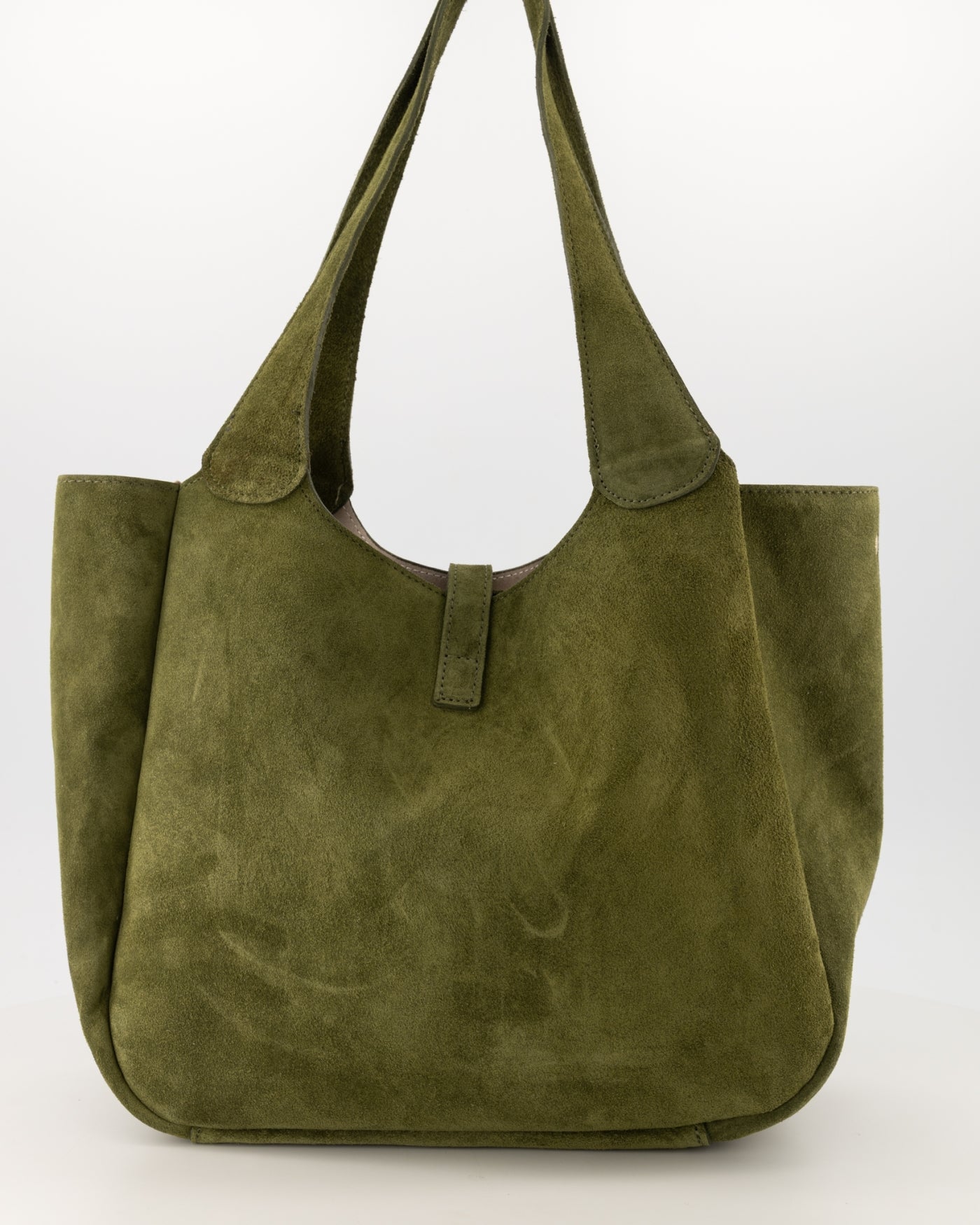 Bibi leren tas - groen