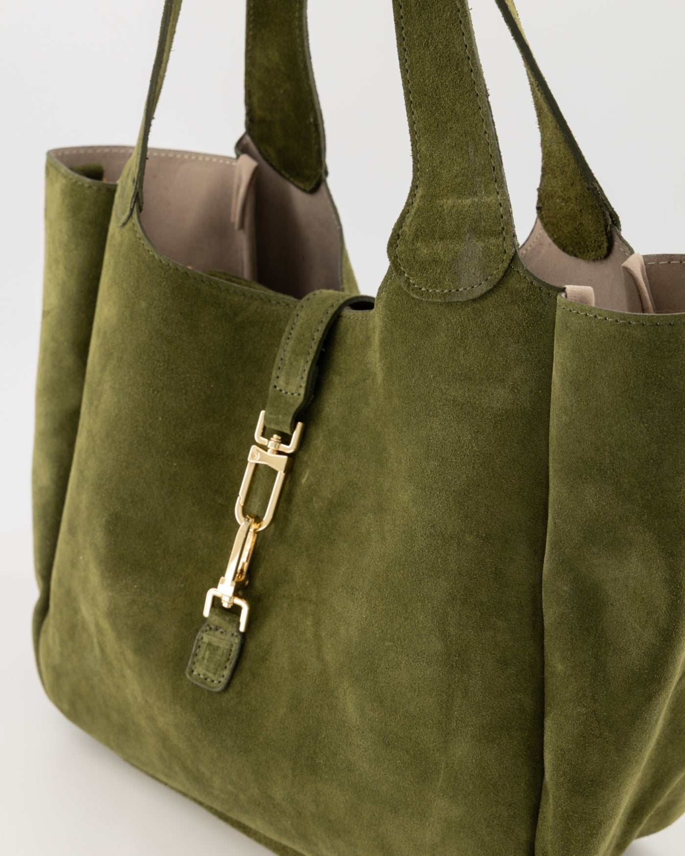 Bibi leren tas - groen