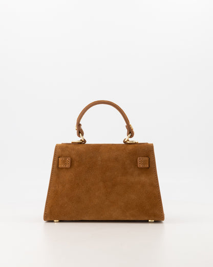 Grace Tas Cognac suede