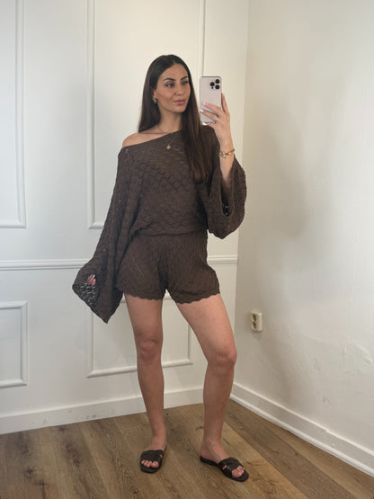 Ibiza Knit Set - bruin