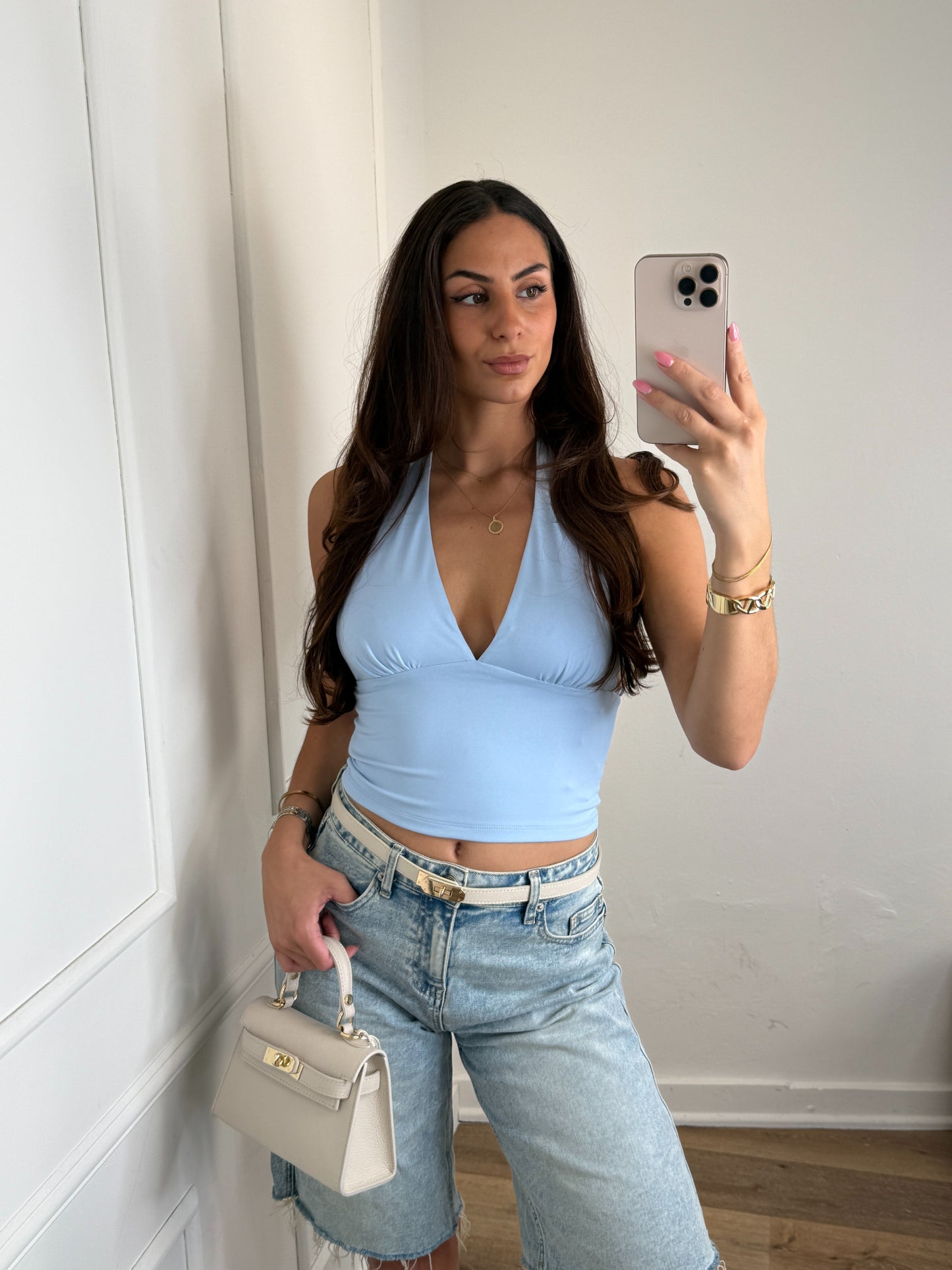 Lucy Top Blauw