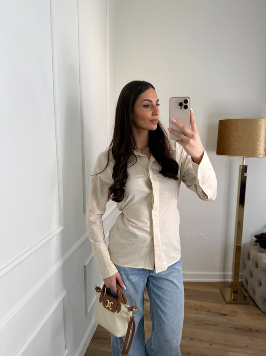 Waist Blouse - beige