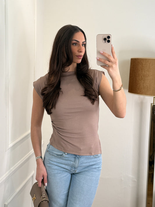 Lotty top taupe