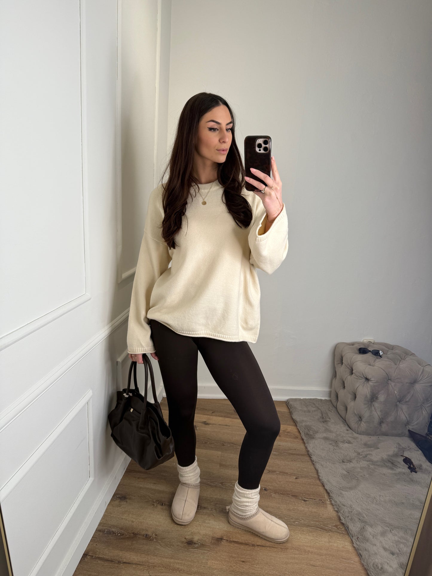 Luna knit trui - beige