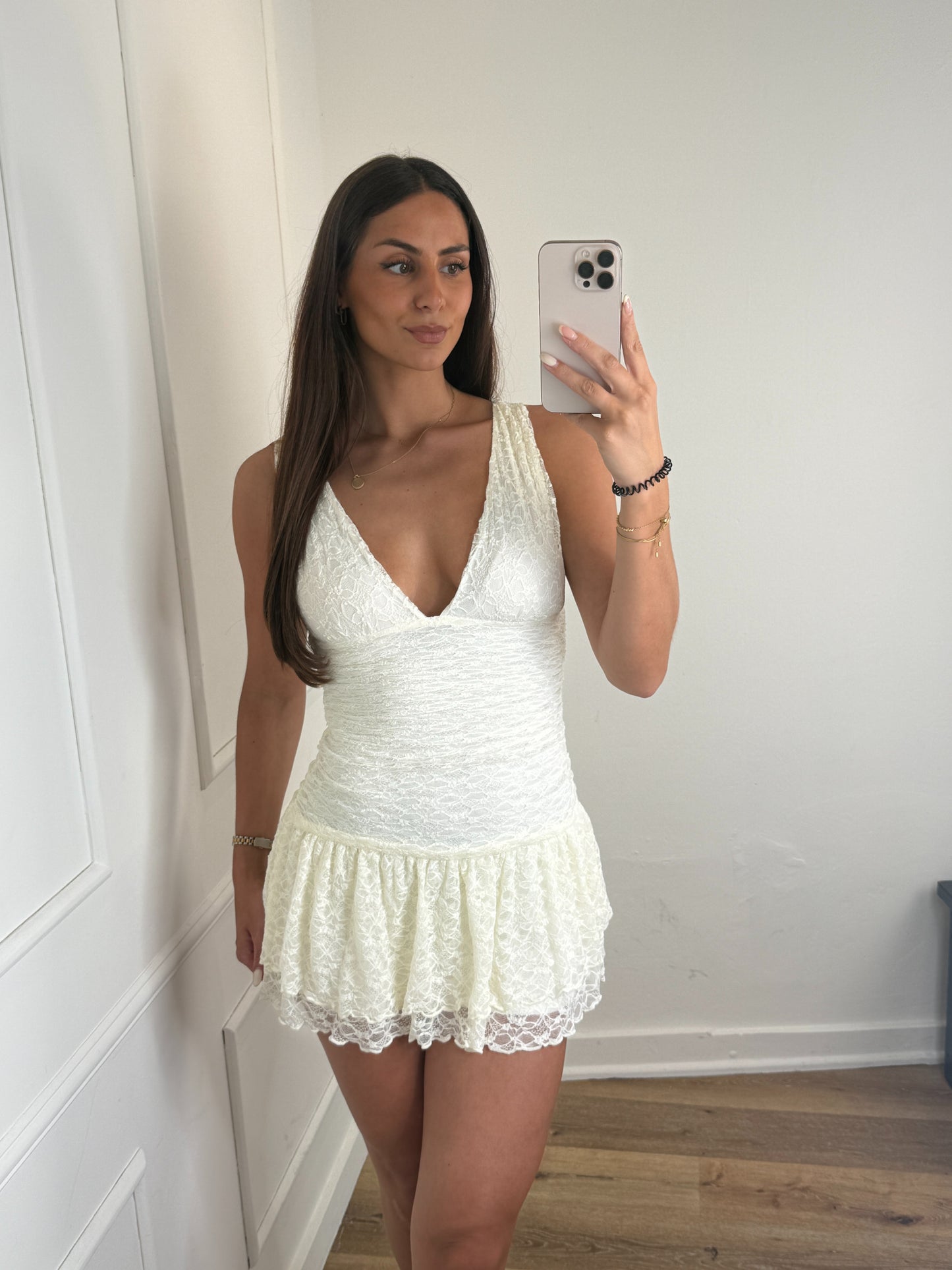Maxime Dress - Creme