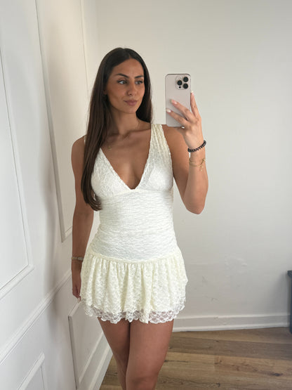 Maxime Dress - Creme