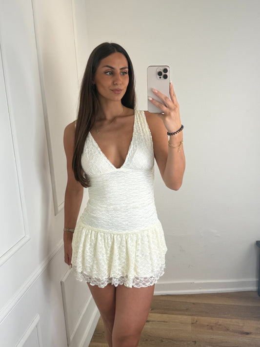 Maxime Dress - Creme
