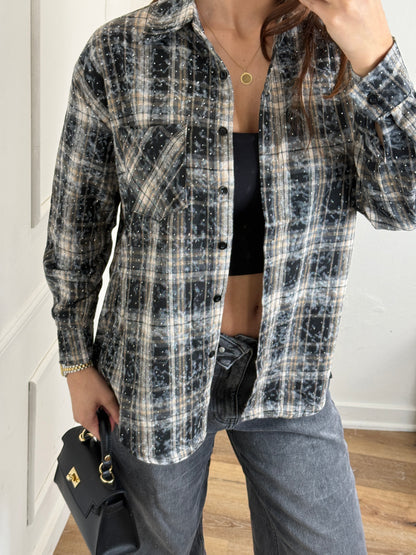Avery Blouse Zwart
