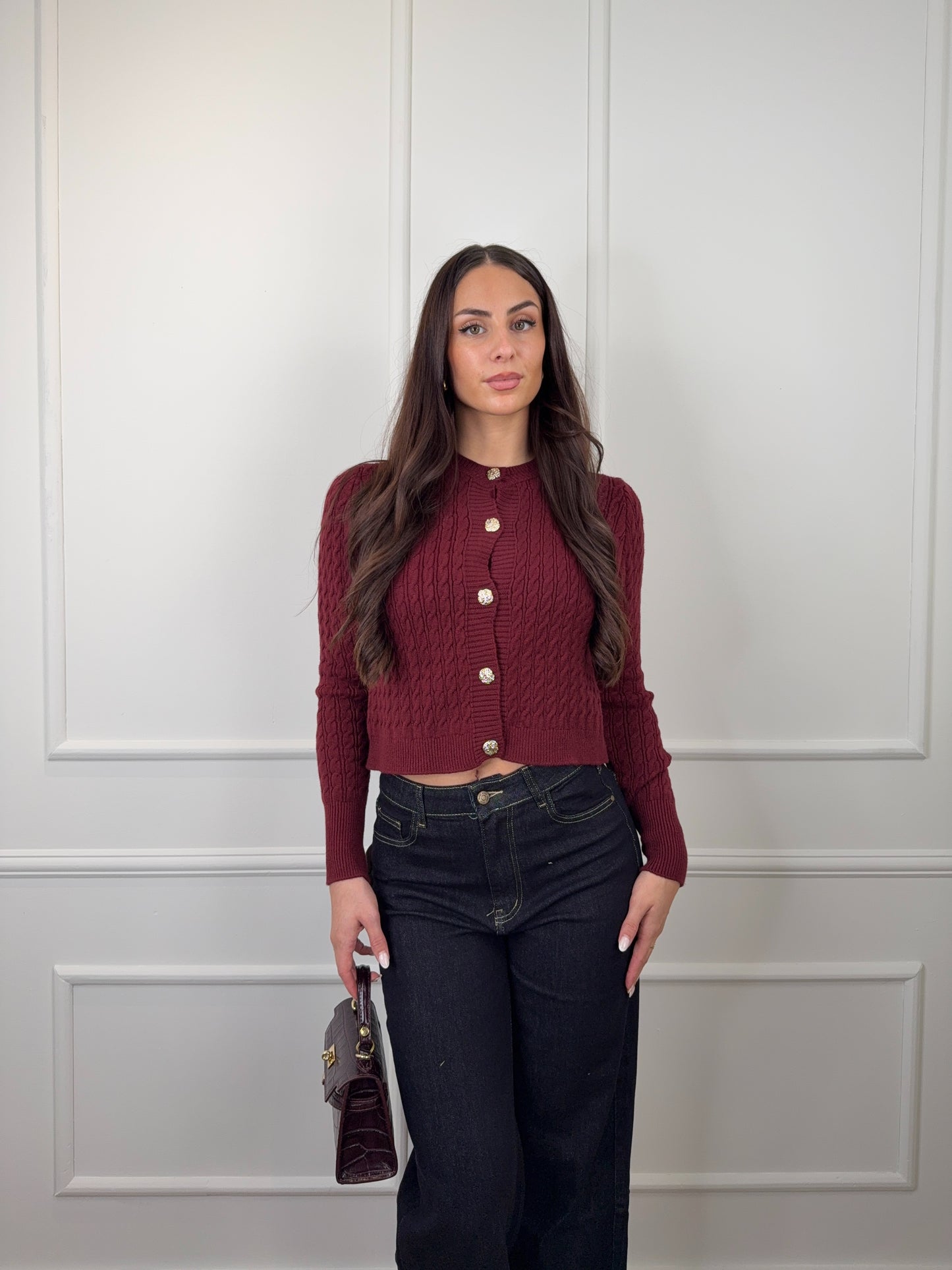 Mia vest bordeaux
