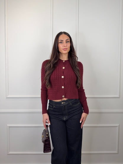 Mia vest bordeaux