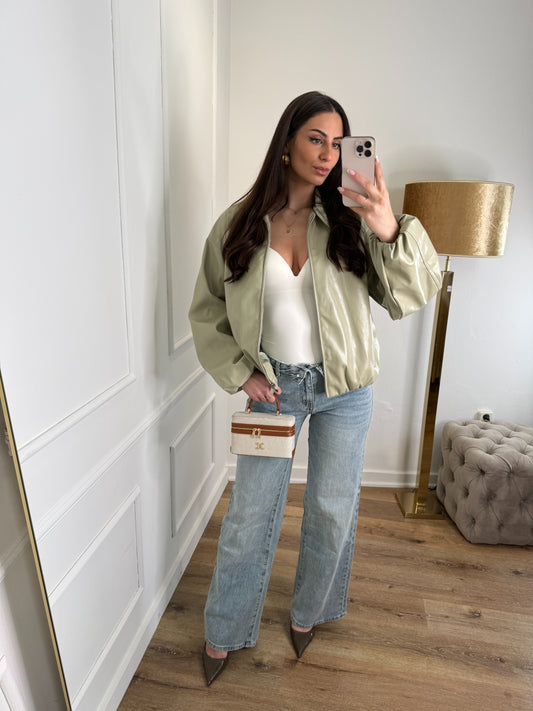 Shady bomber jacket - groen