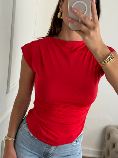 Noor Top Rood