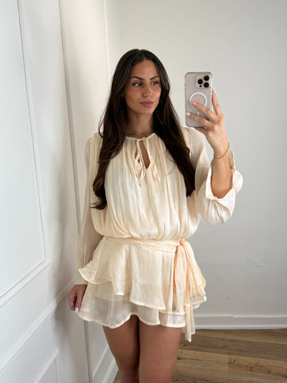 Silke Satijnset - Beige
