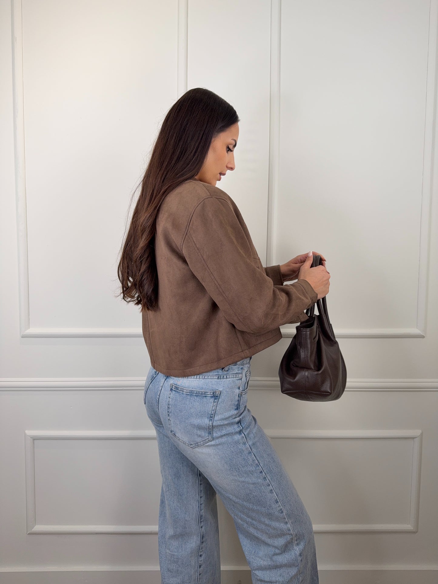 Simone jacket suede