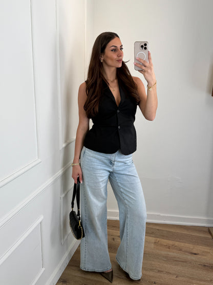 Ariel gilet zwart