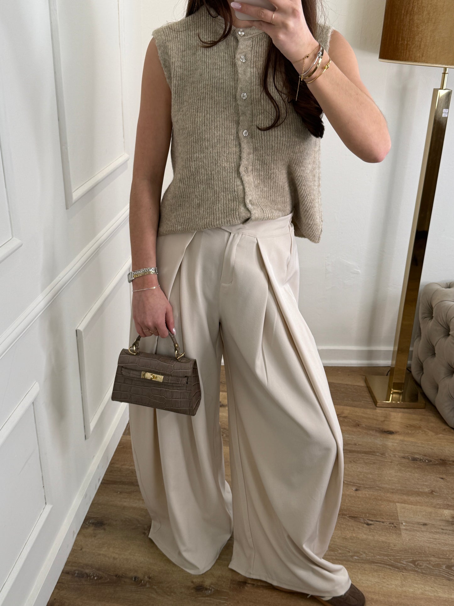 Mady gilet beige
