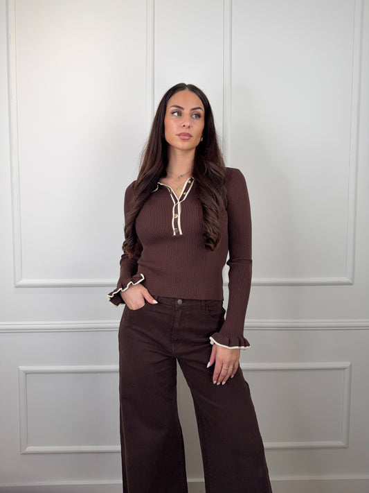 Elena top bruin
