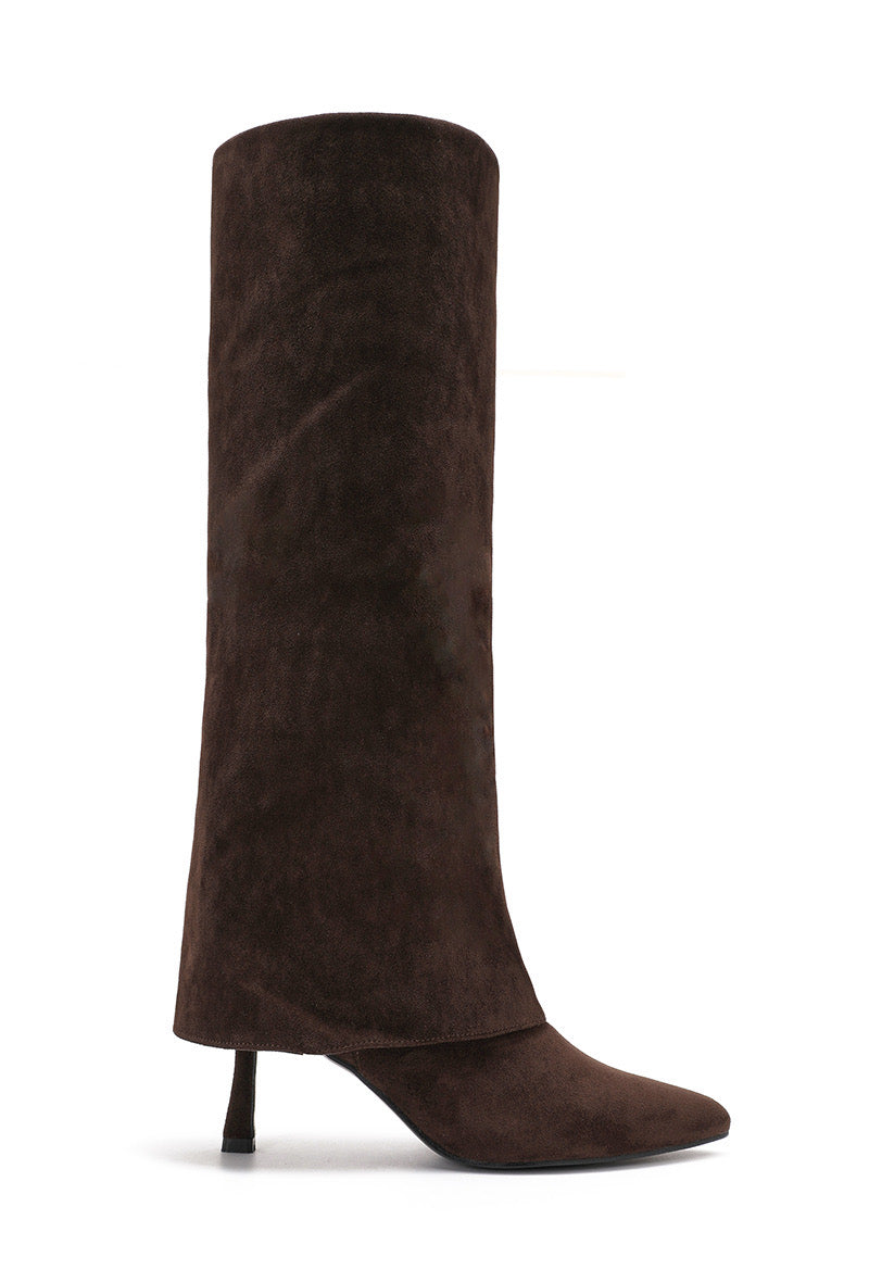 Janne laarzen suede bruin
