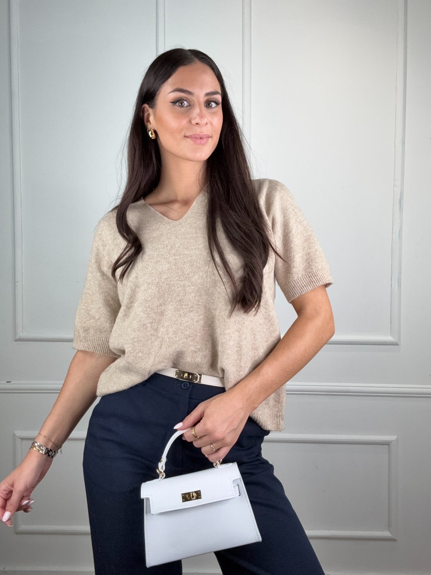 Lieve Top Beige