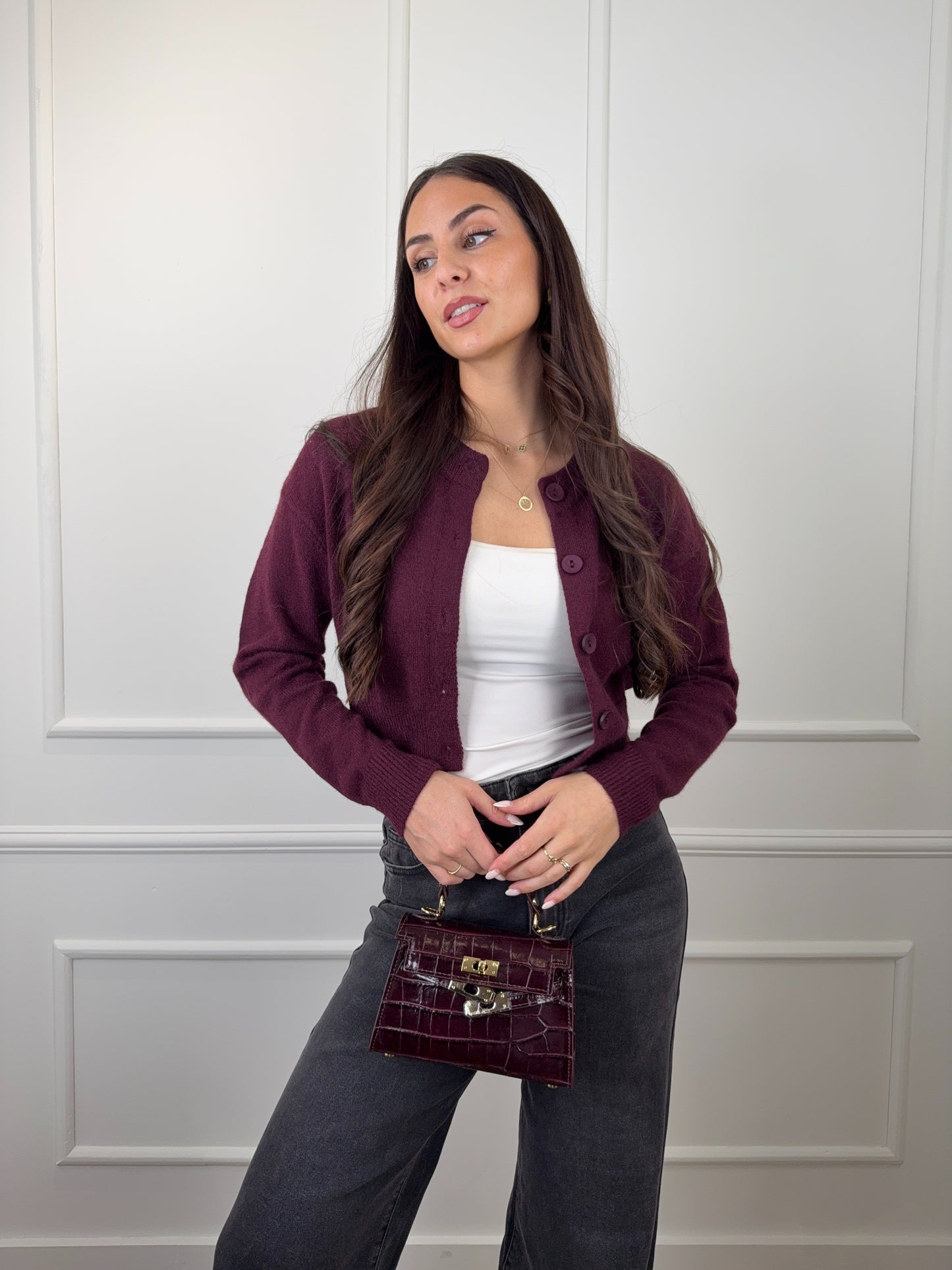 Harper vest bordeaux