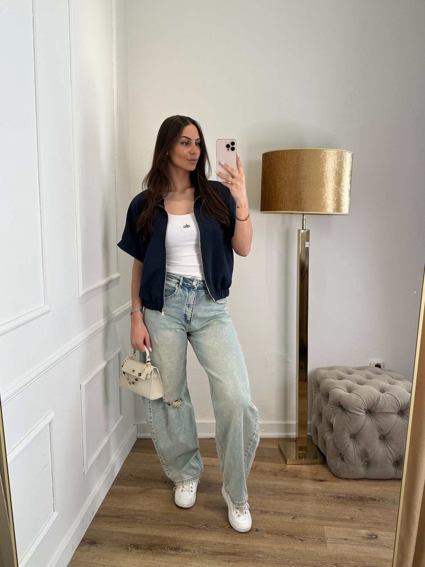 Olivia jeans barrel ripped