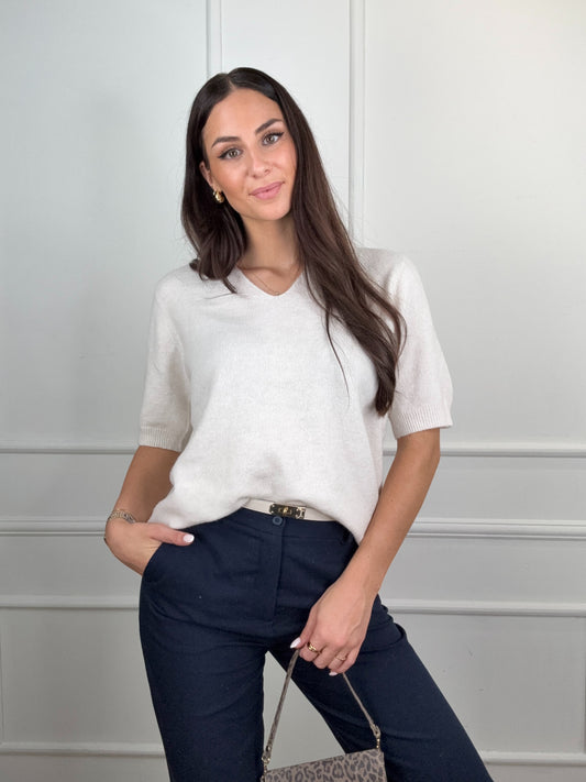 Lieve Top Off-white