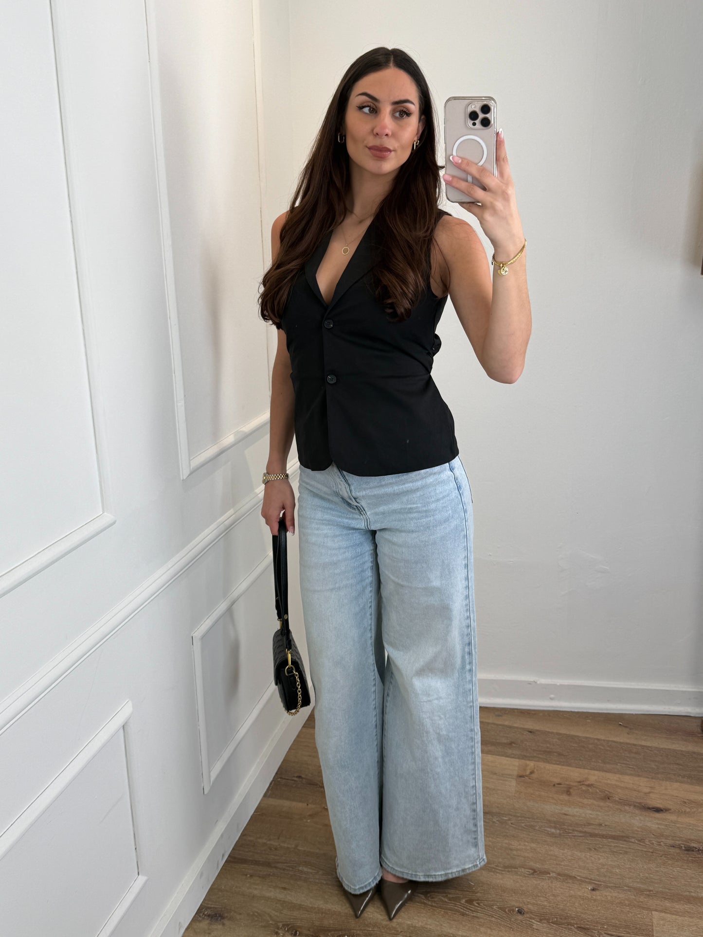 Ariel gilet zwart