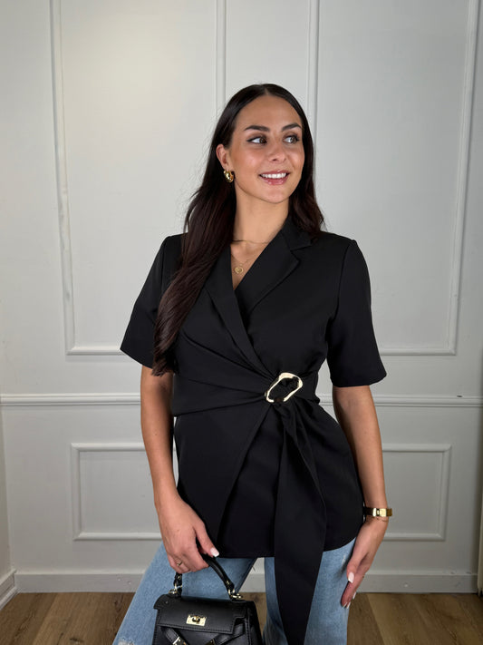 Evi Blazer Zwart
