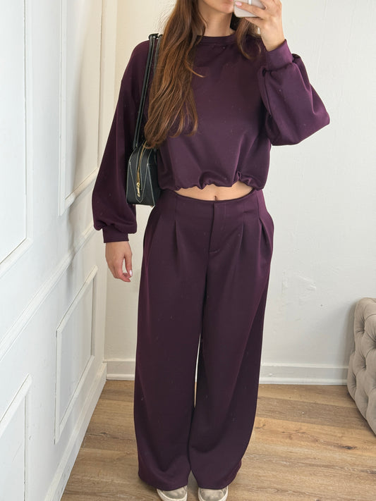 Sofie Set Lang Bordeaux