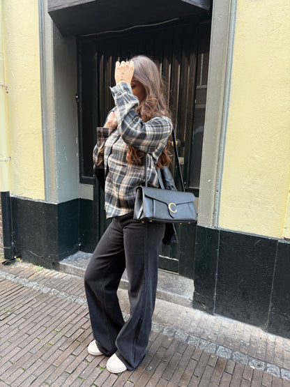Lena Ruiten Blouse Bruin