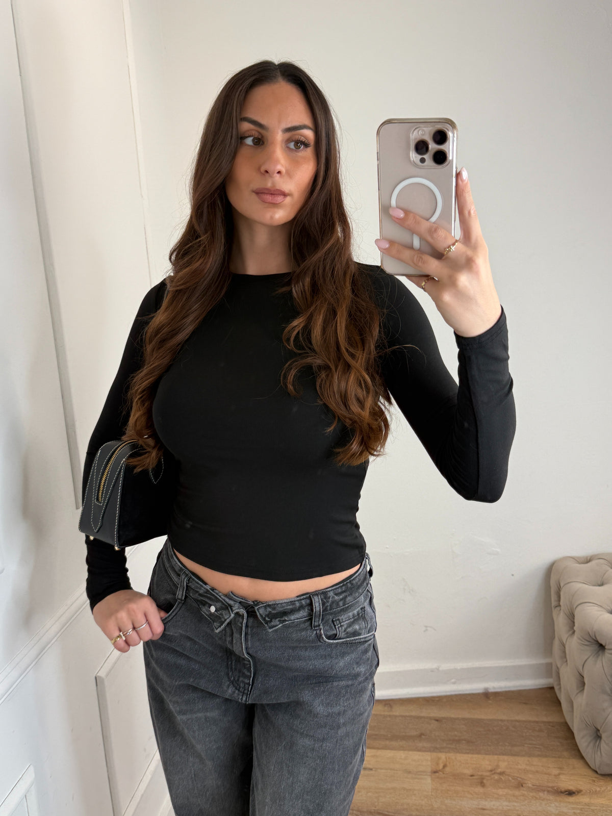 Hazel top zwart