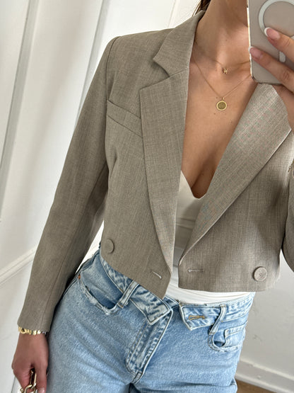 Mimi Korte Blazer Taupe