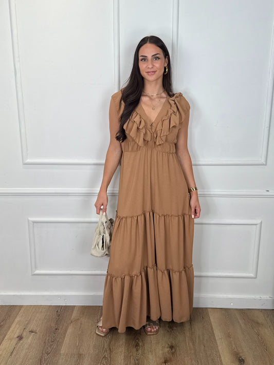 Lieke Jurk Camel