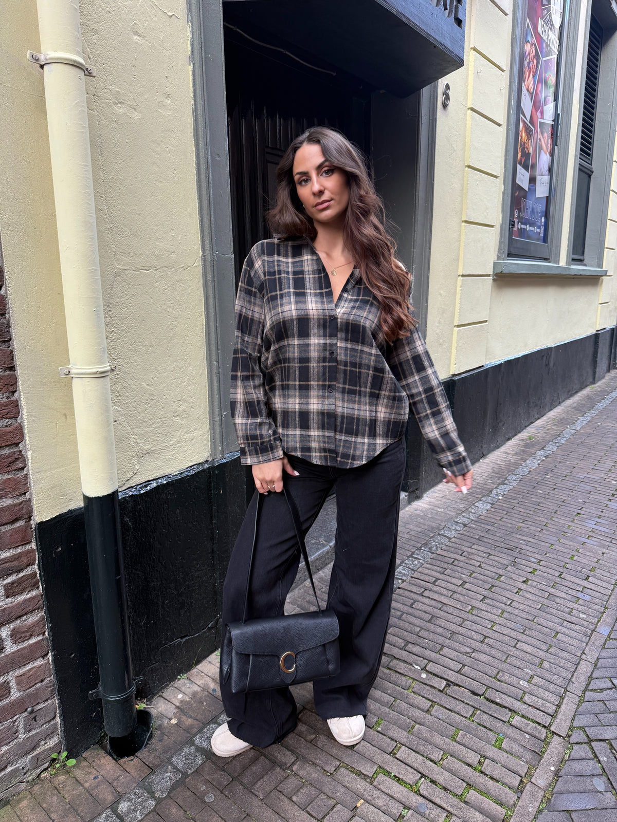 Lena Ruiten Blouse Bruin