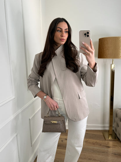 3 ways blazer - taupe