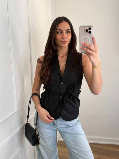 Ariel gilet zwart