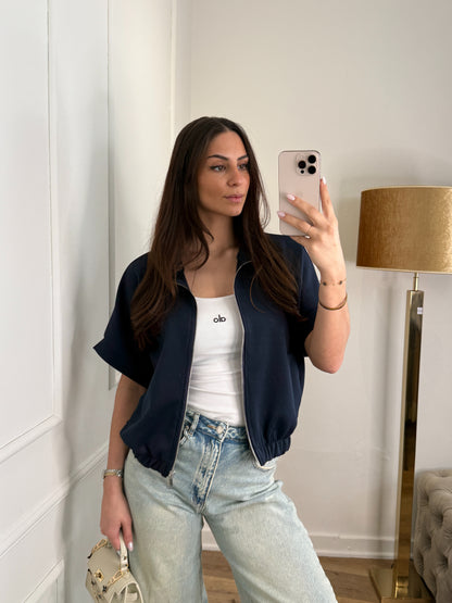 Amelia vest navy